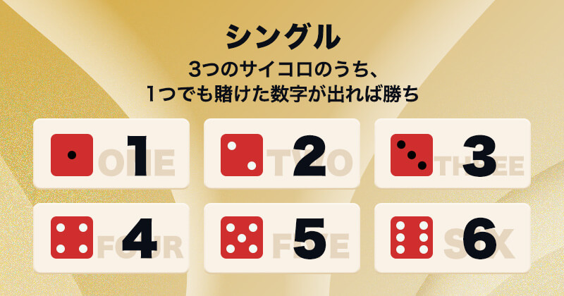 シックボー sicbo シングル