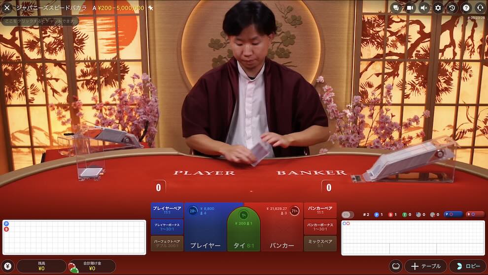 カジノスカイ おすすめゲーム ジャパニーズスピードバカラ