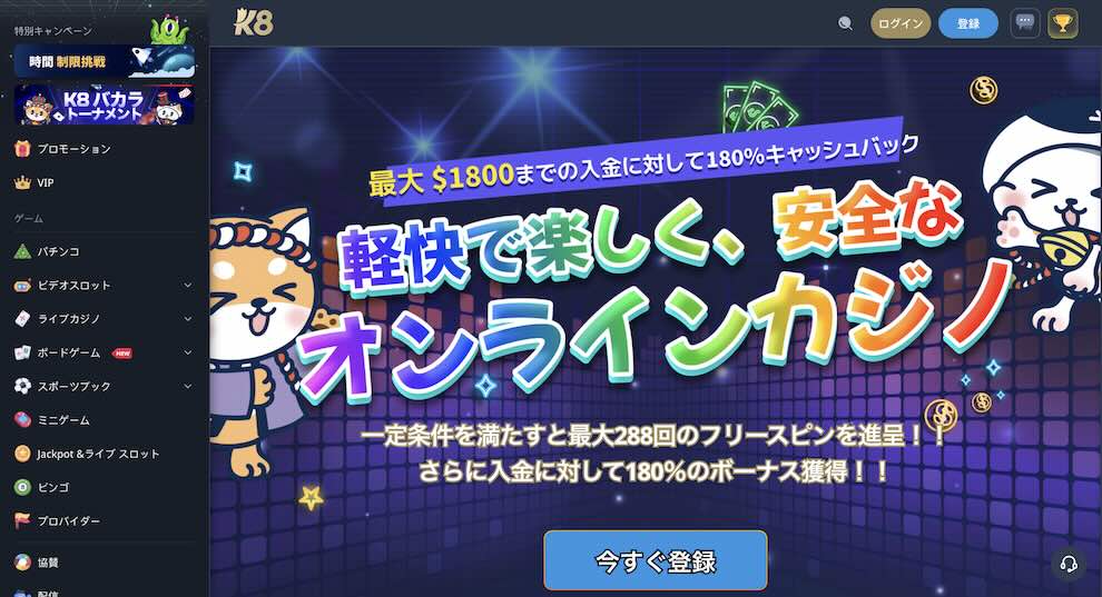 K8 トップ